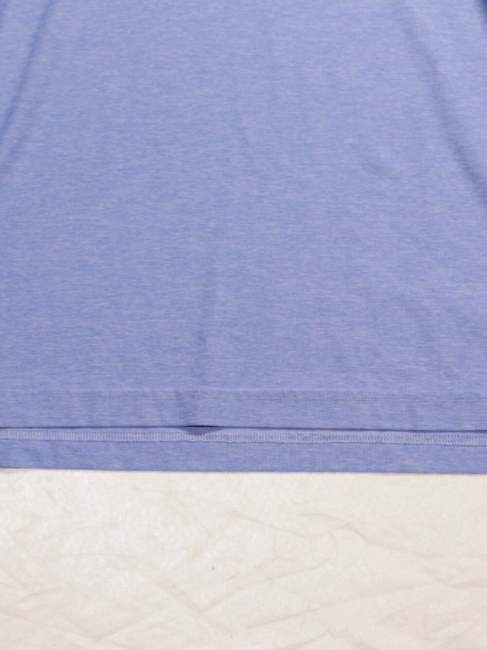 Straight Down Men’s Polo Shirt Light Blue Performance Stretch Golf Short Sleeve - Picture 2 of 11